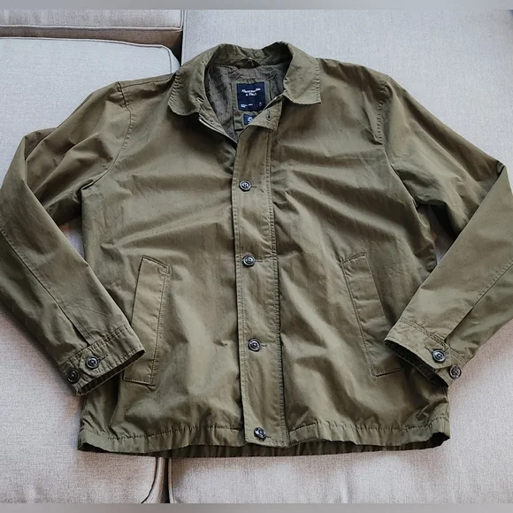 Abercrombie & Fitch Olive Green Jacket